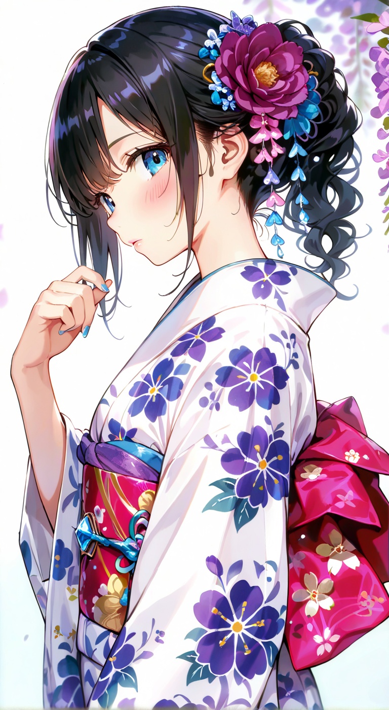 1girl,  solo,  hair ornament on Tensor.Art