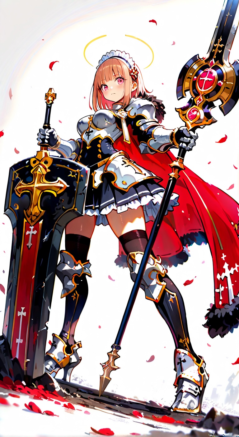 1girl,  shield,  weapon on Tensor.Art