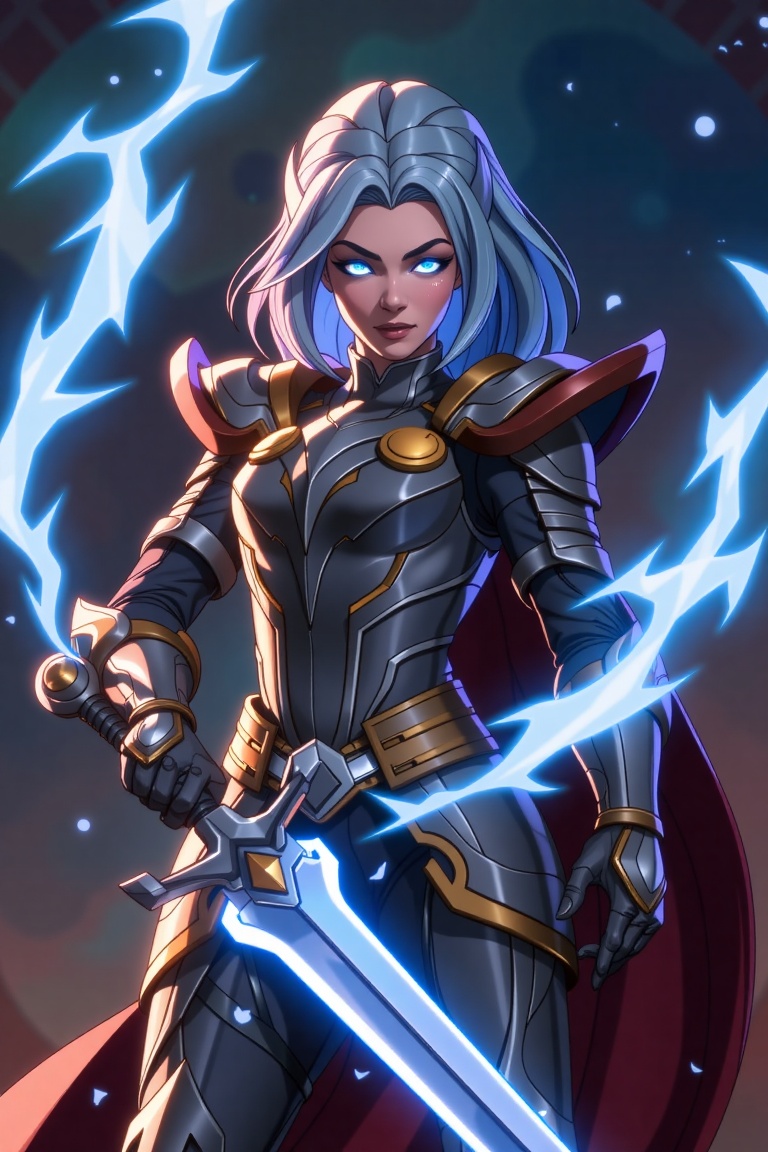 thundermagic ,  excessive energy ,  charged aura on Tensor.Art
