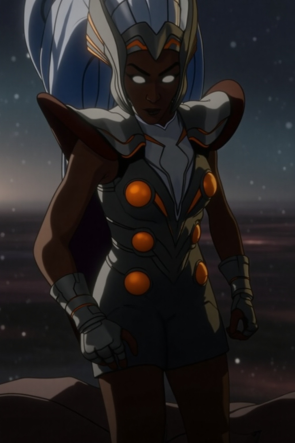 The Indian goddess of storm and lightning in a black outfit,  the indian goddess of storm and lightning in a black outfit,...