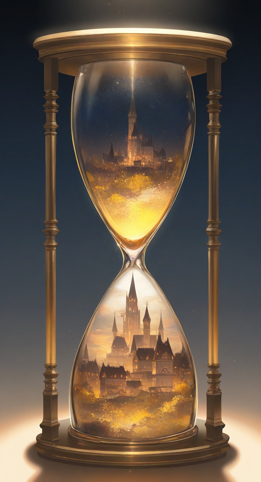 rella,  hourglass,  castle on Tensor.Art
