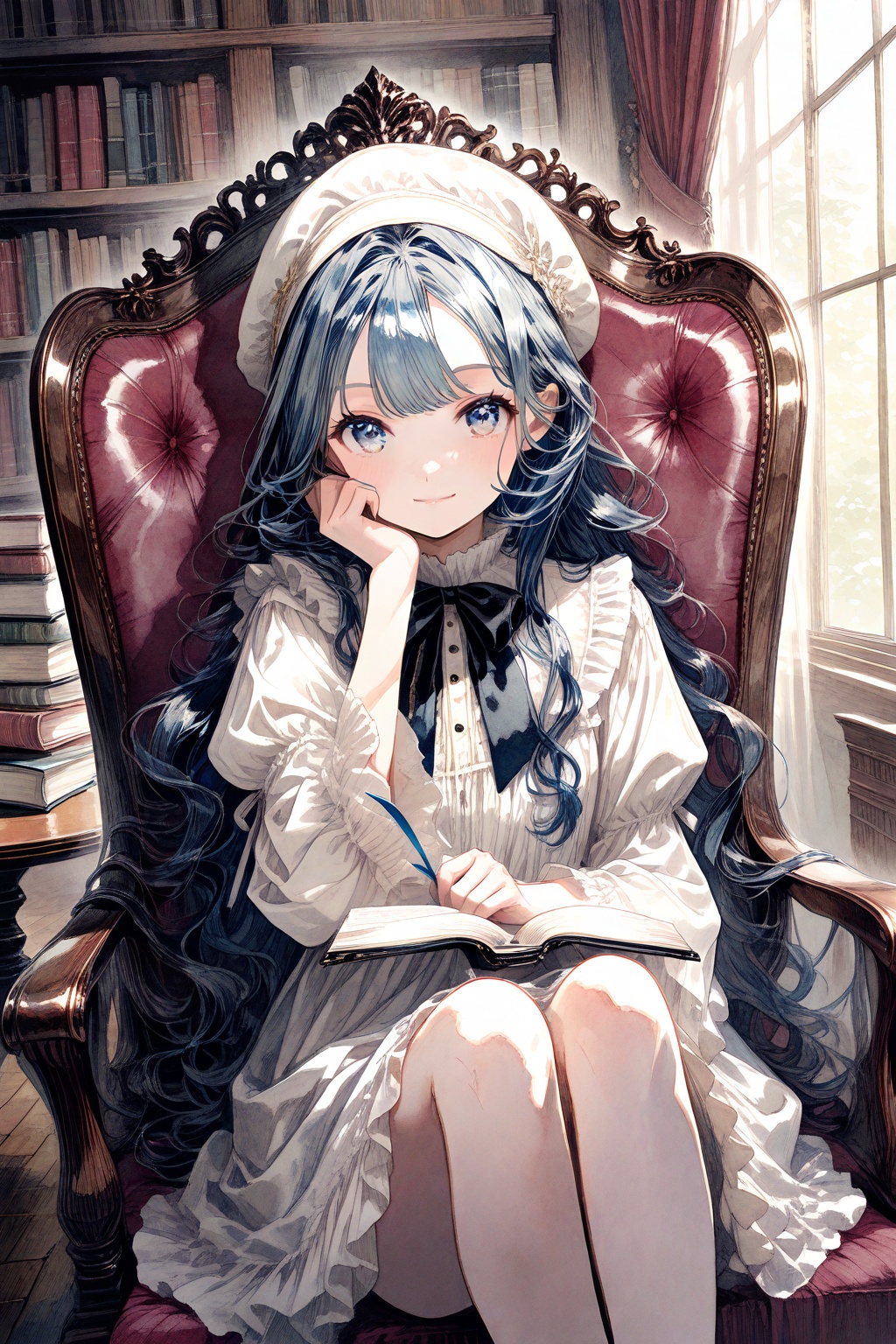 1girl,  indoors,  looking at viewer on Tensor.Art