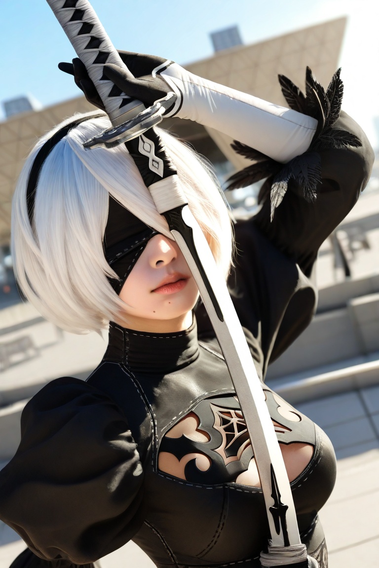 2b \(nier:automata\),  nier \(series\),  1girl on Tensor.Art