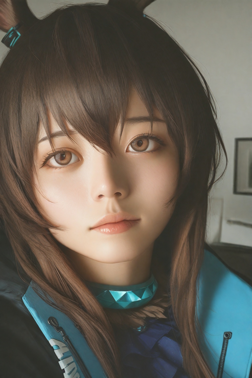 1girl,  amiya \(arknights\) ,  portrait on Tensor.Art