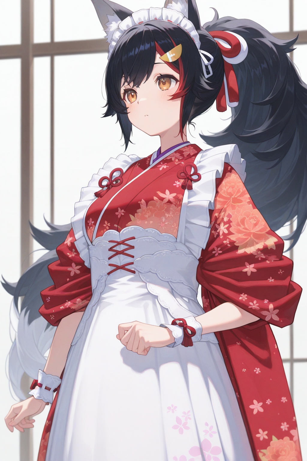 miokimono,  ponytail,  hair ornament on Tensor.Art