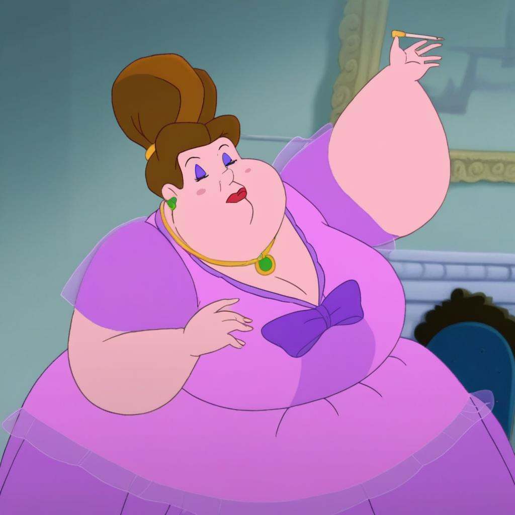 plump,  fat,  brown hair on Tensor.Art