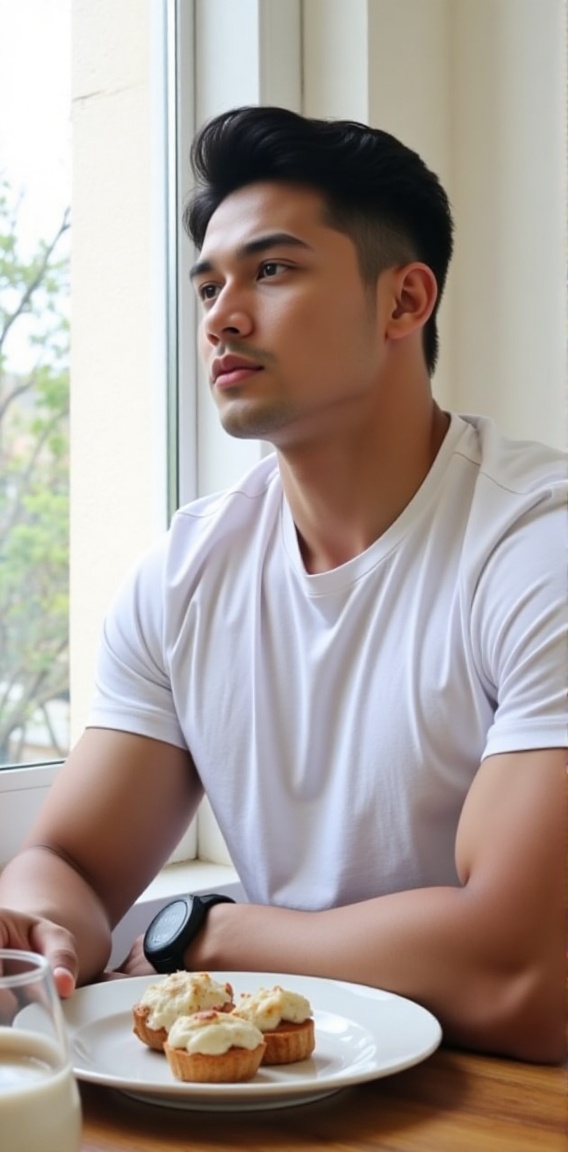 solo,  short hair,  shirt on Tensor.Art