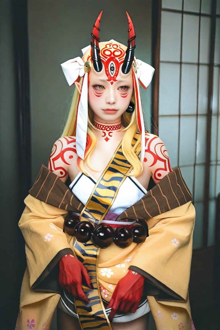 1girl,  ibaraki douji \(fate\),  japanese clothes on Tensor.Art