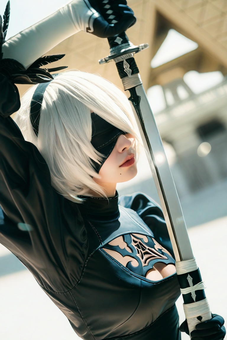 2b \(nier:automata\),  nier \(series\),  1girl on Tensor.Art