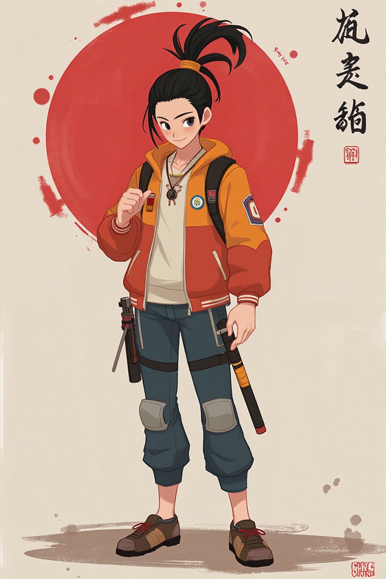 Hongsoonsang_style,  drawing cartoon of a man on Tensor.Art