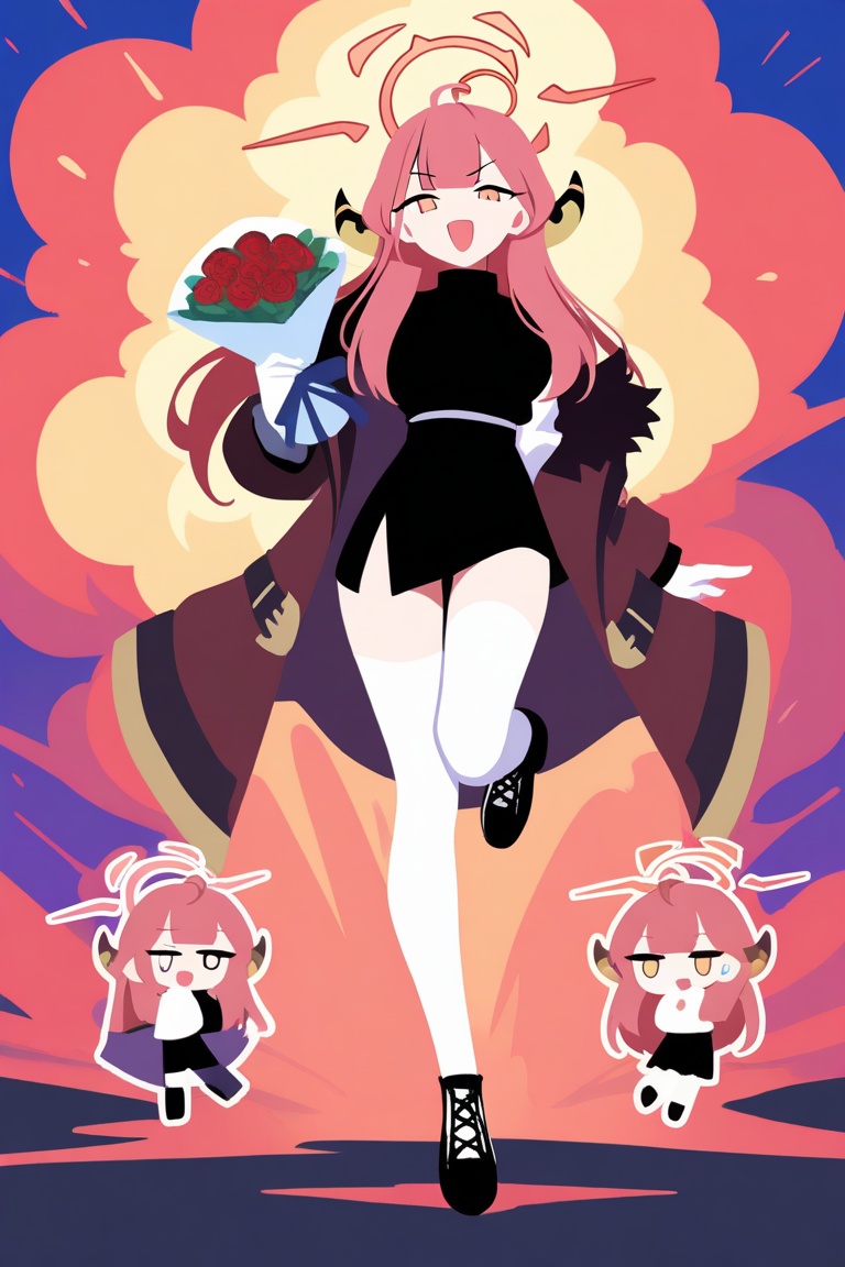 1girl,  aru \(blue archive\),  chibi on Tensor.Art