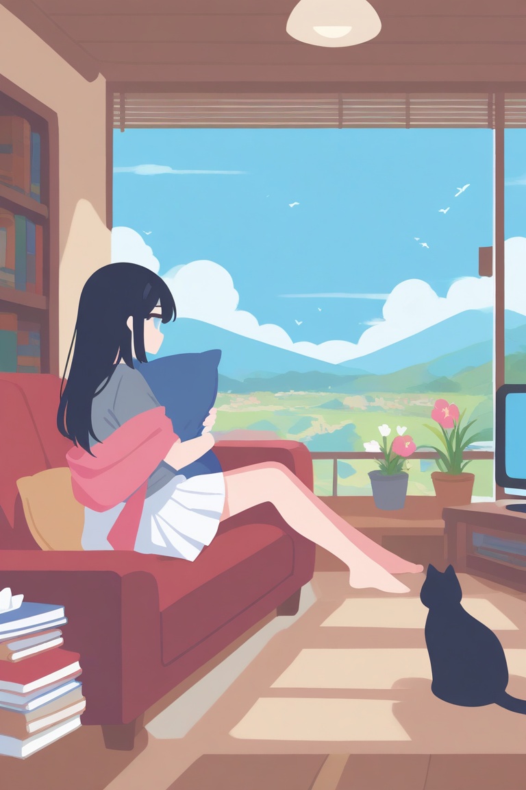 1girl,  indoors,  messy room on Tensor.Art