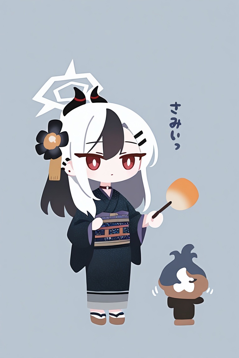 1girl,  kayoko \(new year\) \(blue archive\),  kimono on Tensor.Art