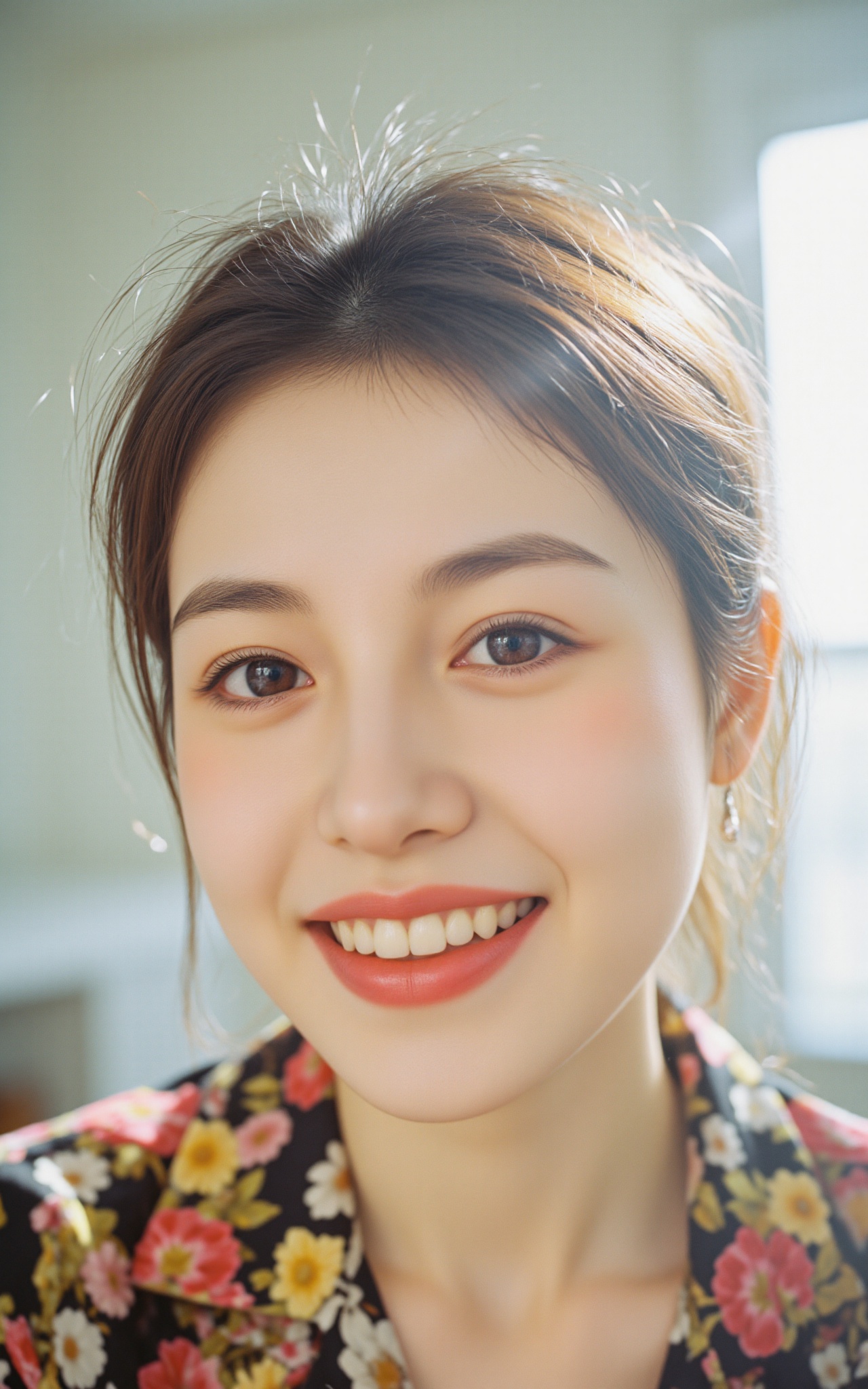 A stunning 8K masterpiece! A beautiful young woman with flawless,  high-definition skin shines brightly under natural ligh...