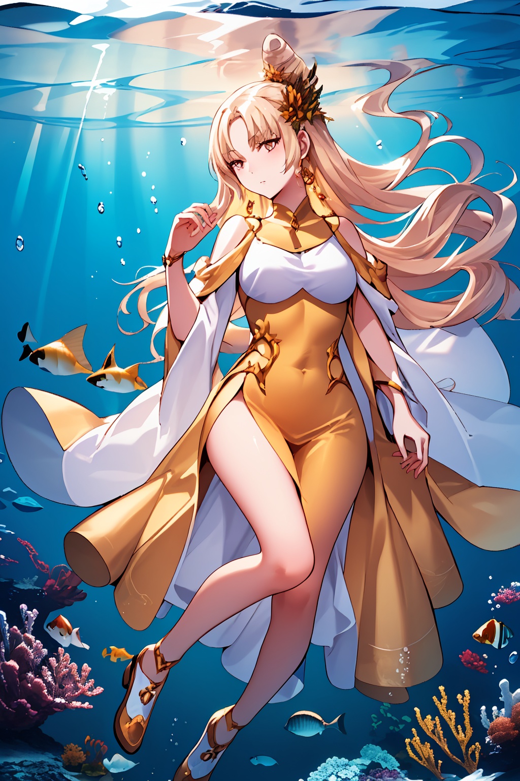 1girl,  solo,  Luoshen dress on Tensor.Art