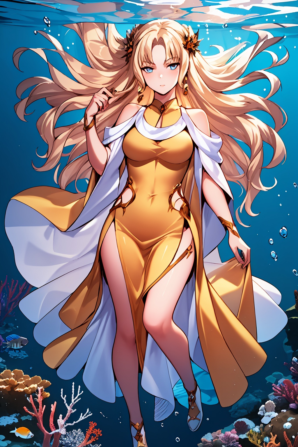 1girl,  solo,  Luoshen dress on Tensor.Art
