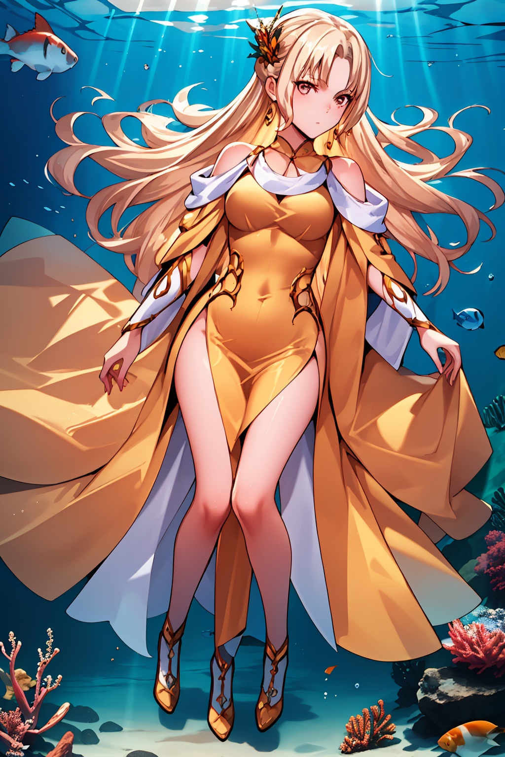 1girl,  solo,  Luoshen dress on Tensor.Art