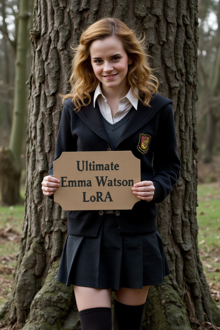 Hermione,  messy hair,  smile on Tensor.Art