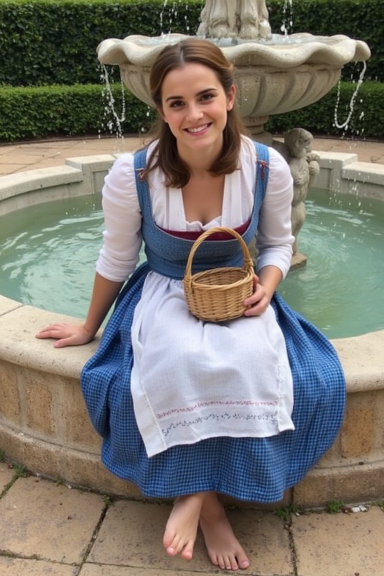 Belle,  medium hair,  brown eyes on Tensor.Art
