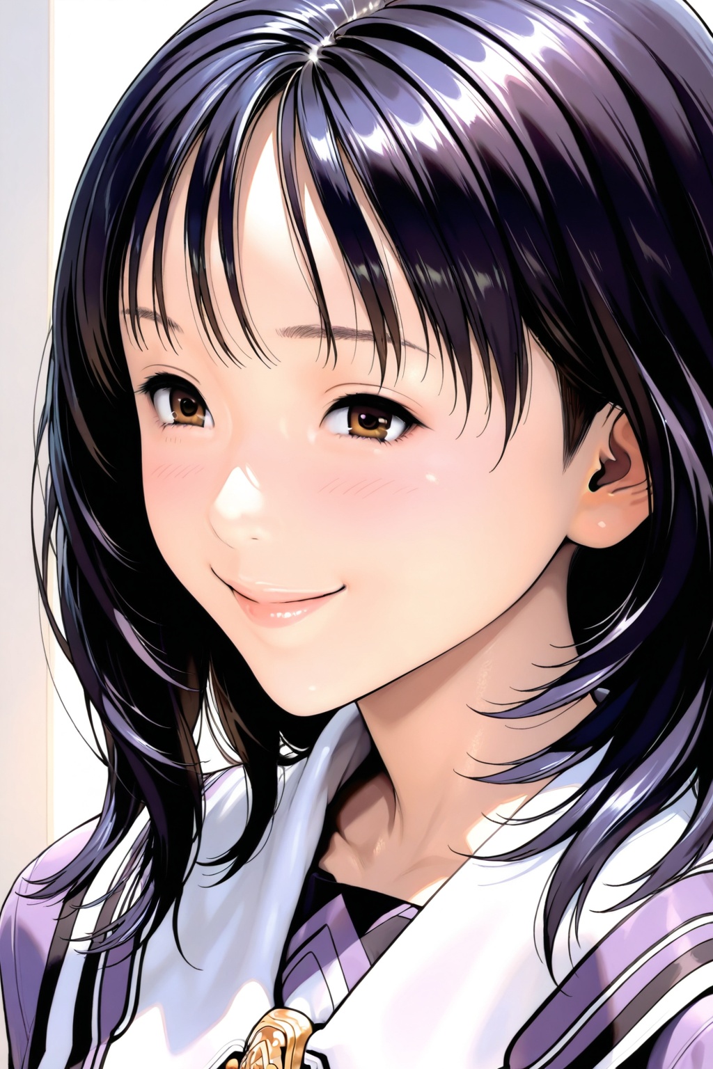 Portrait ,  Smile ,  School uniform on Tensor.Art