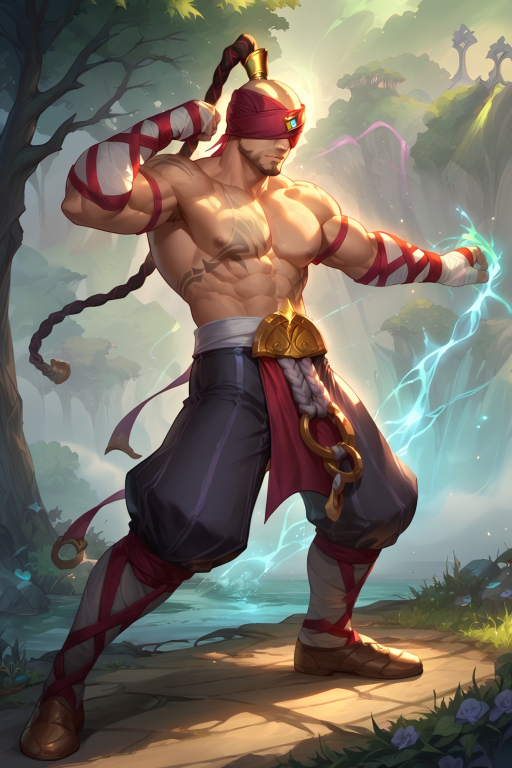 Lee Sin,  score_9,  score_8_up on Tensor.Art