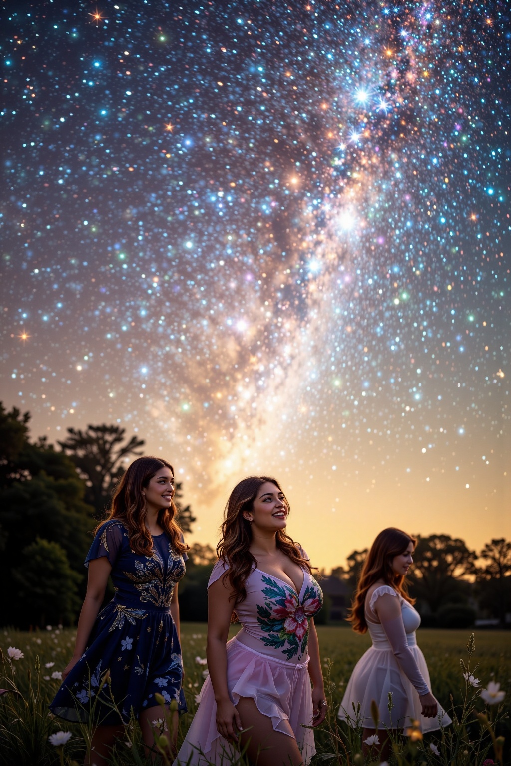 Meteor Shower,  PriCho,  solo on Tensor.Art