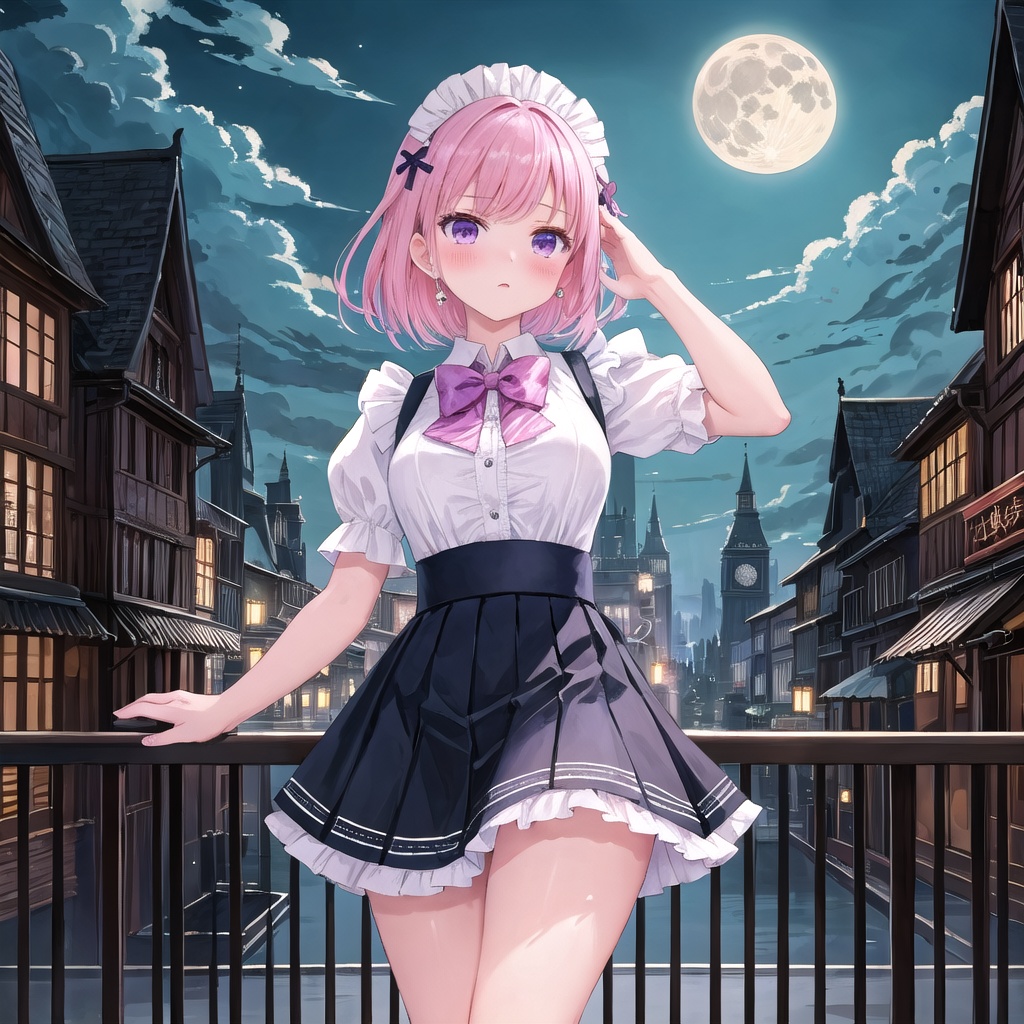 (masterpiece),  scenery,  Anime girl on Tensor.Art