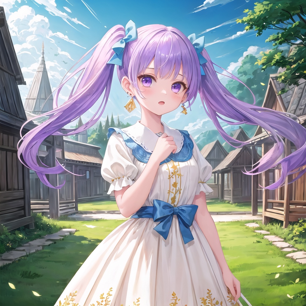 (masterpiece),  scenery,  Anime girl on Tensor.Art