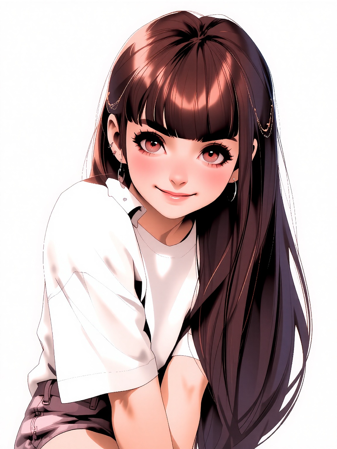 1girl,  solo,  long hair on Tensor.Art