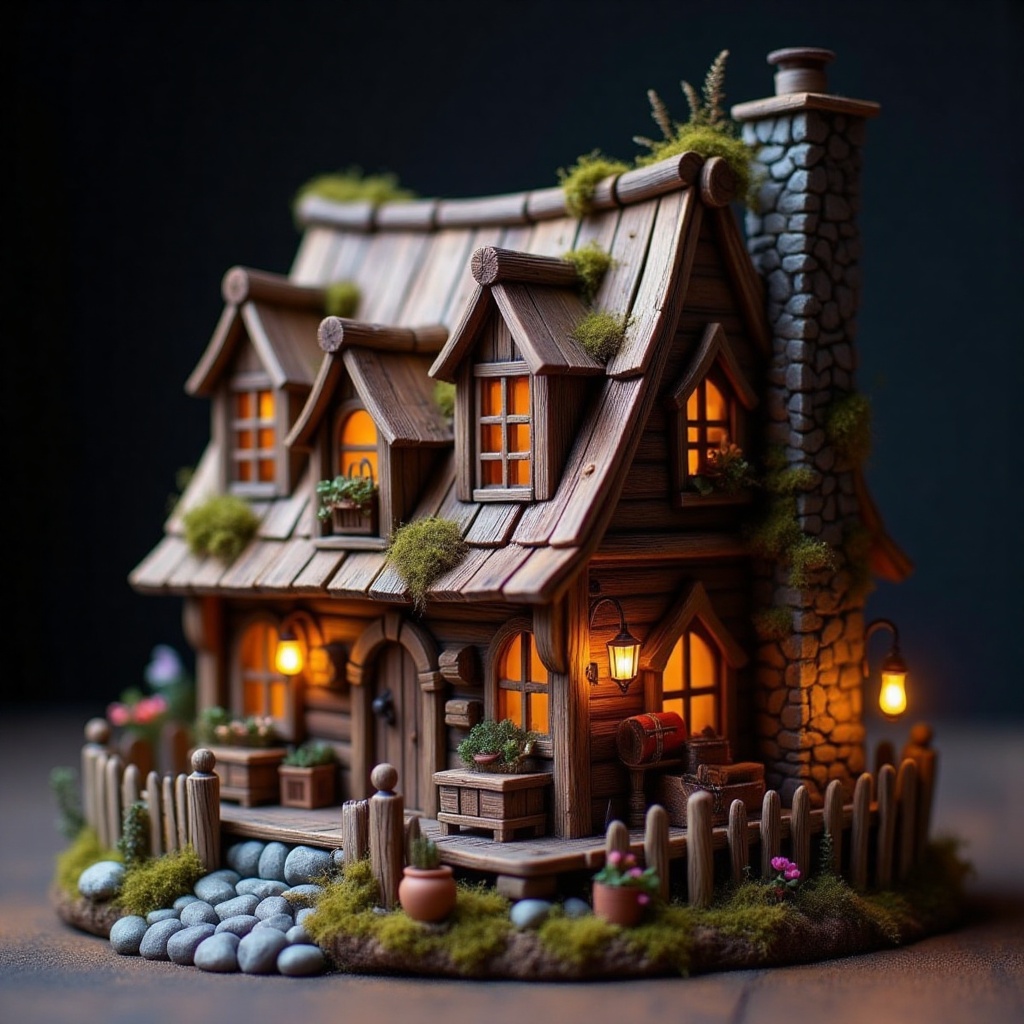 photograph,  miniature,  dollhouse on Tensor.Art