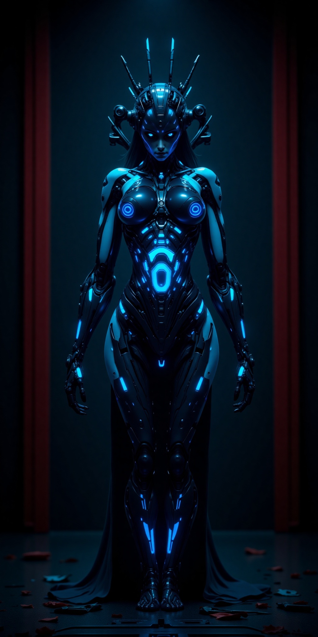 Full body shot,  Cyberpunk,  Gothic on Tensor.Art