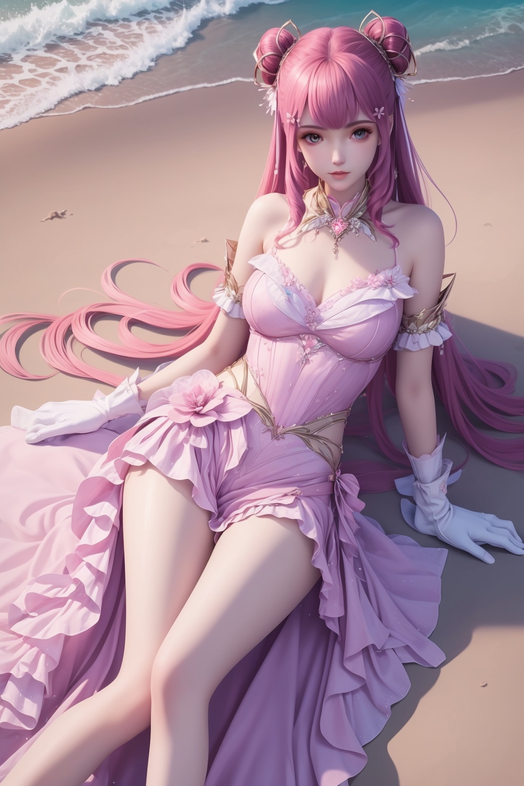 1girl,  solo,  long hair on Tensor.Art