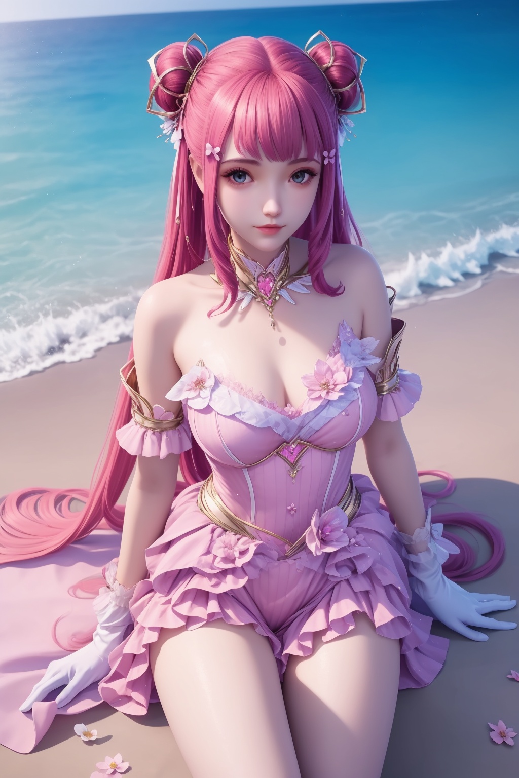 1girl,  solo,  long hair on Tensor.Art