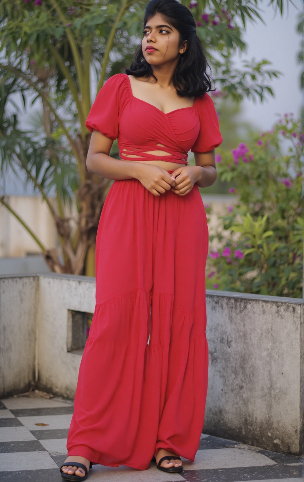 A casual photos of a beautiful girl,  black_hair ,  details on Tensor.Art