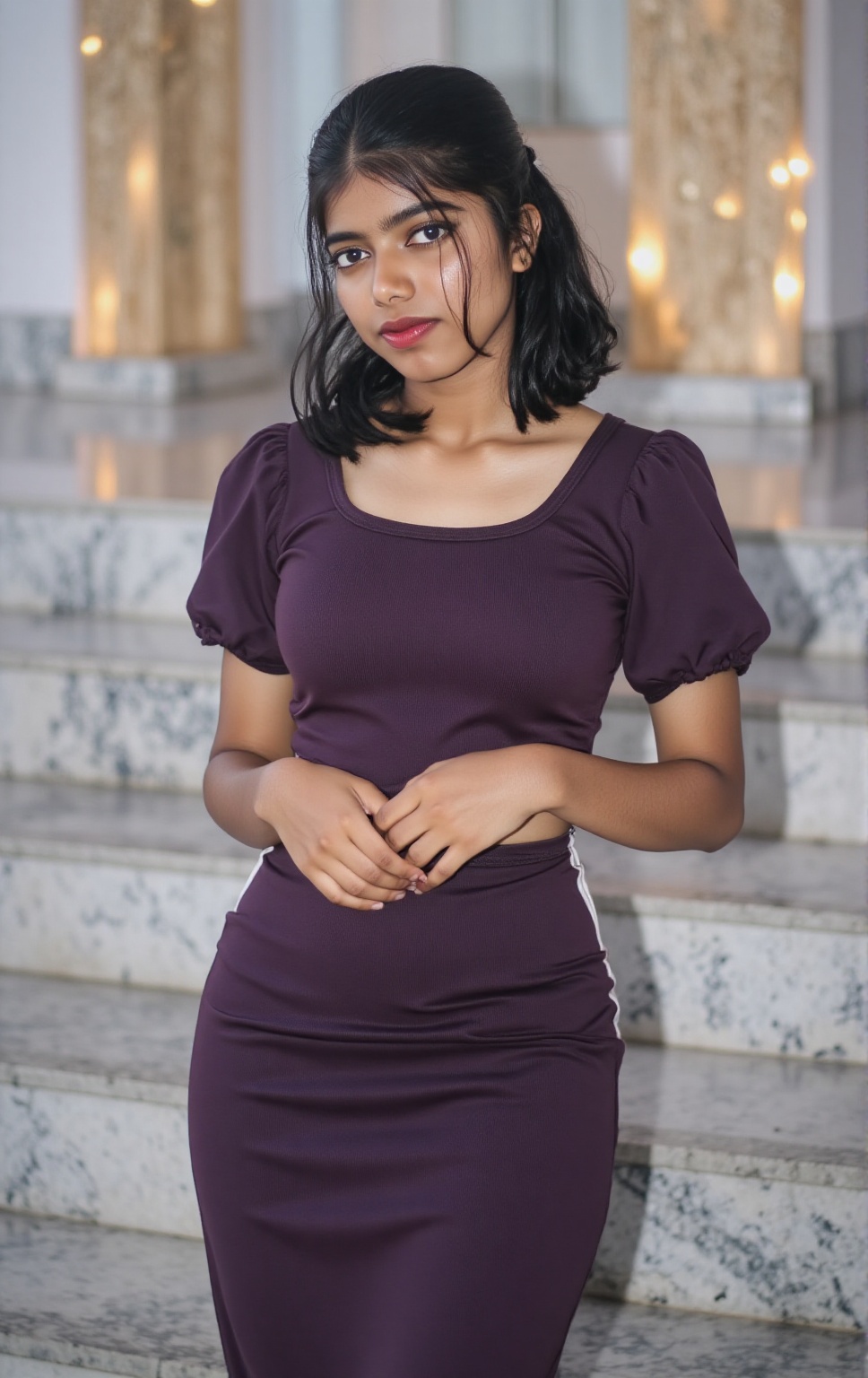 A casual photos of a beautiful girl,  black_hair ,  details on Tensor.Art