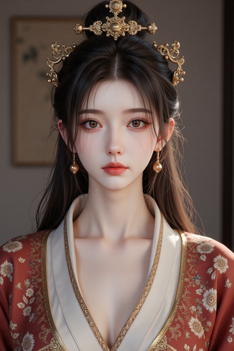 A photorealistic image of a woman,  hanfu,  qqmix on Tensor.Art