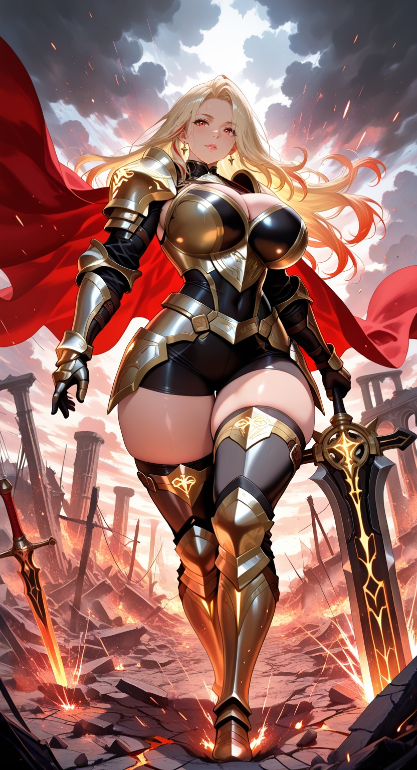 BREAK ,  toned body with pronounced curves,  confident aura on Tensor.Art