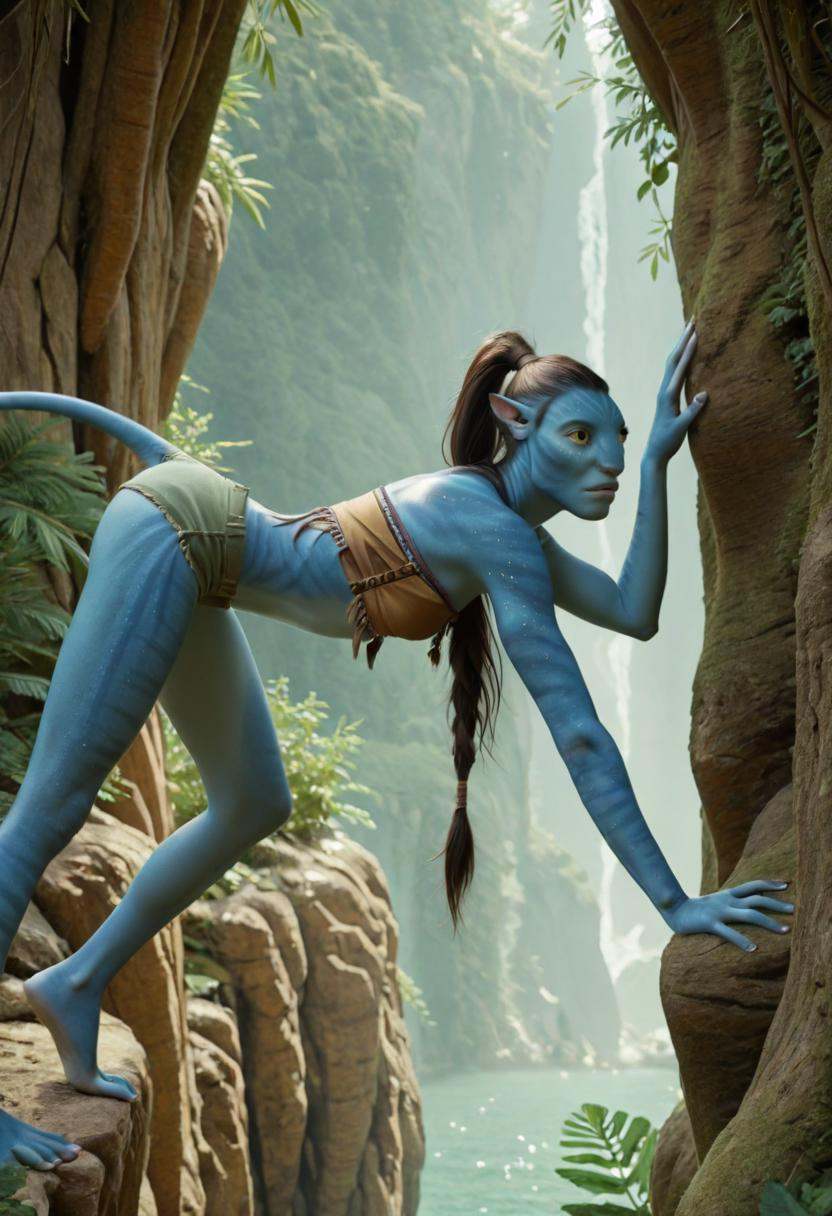 na'vi,  colored skin,  solo on Tensor.Art