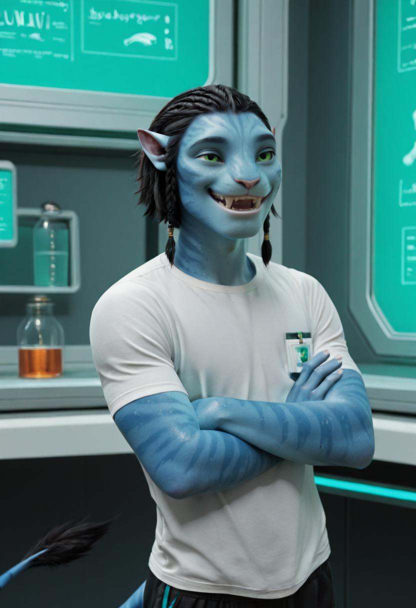 na'vi,  colored skin,  solo on Tensor.Art