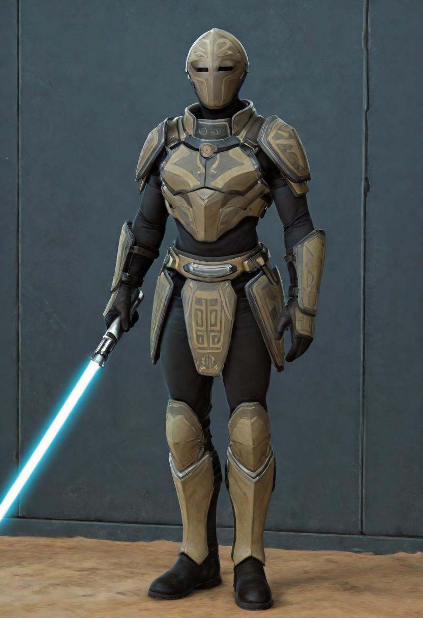 padawan exile armor,  swtor,  solo on Tensor.Art