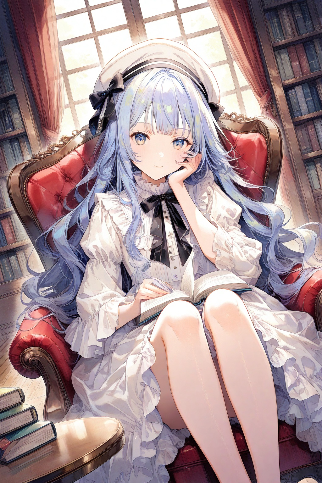 1girl,  indoors,  looking at viewer on Tensor.Art