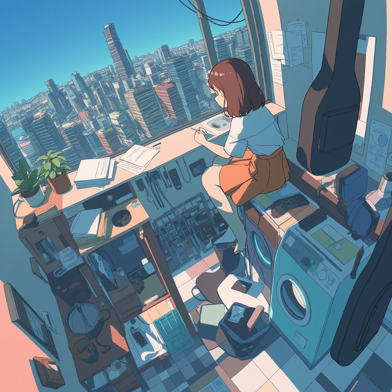 digital art,  anime style,  girl on Tensor.Art