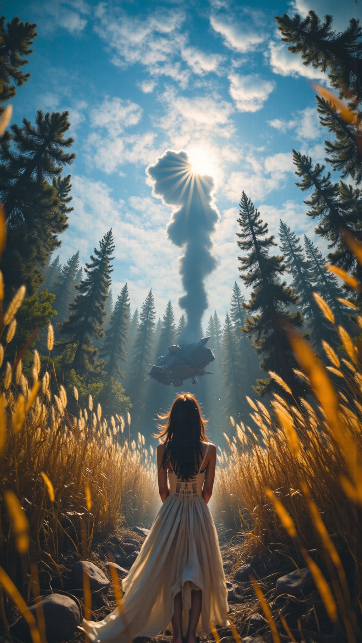 Low angle shot,  professional shooting,  surrealism on Tensor.Art