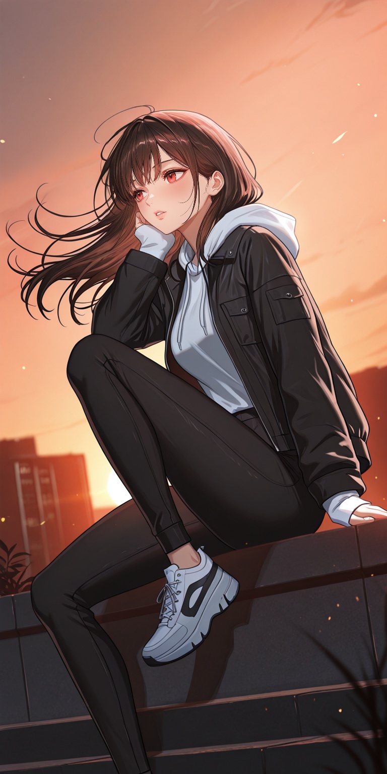 1girl,  solo,  long hair on Tensor.Art