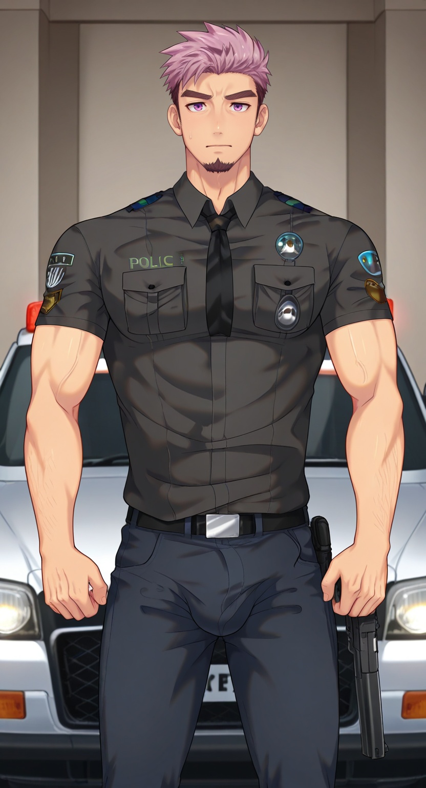 1boy,  Young Goro,  purple eyes on Tensor.Art
