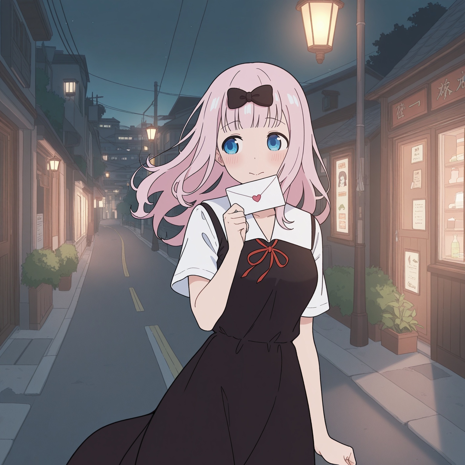 1girl,  fujiwara chika,  Kaguya-sama wa Kokurasetai on Tensor.Art