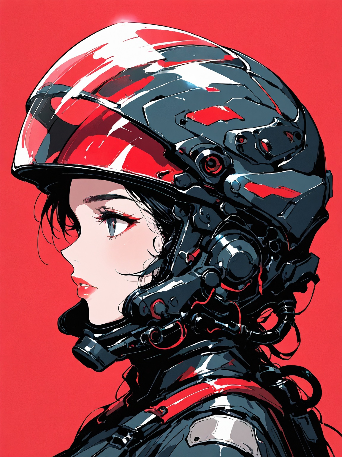 1girl,  solo,  simple background on Tensor.Art