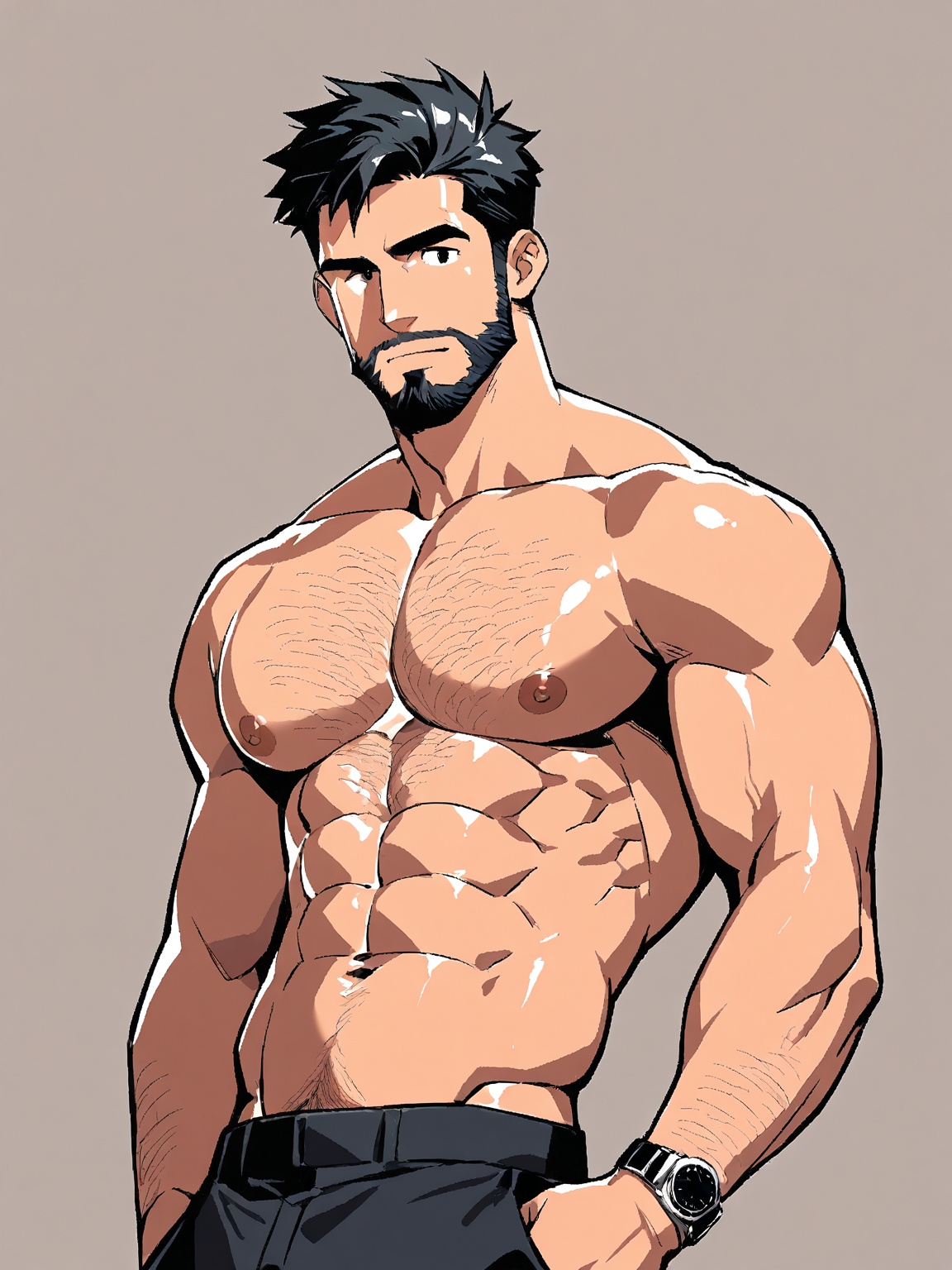 solo,  looking at viewer,  short hair on Tensor.Art