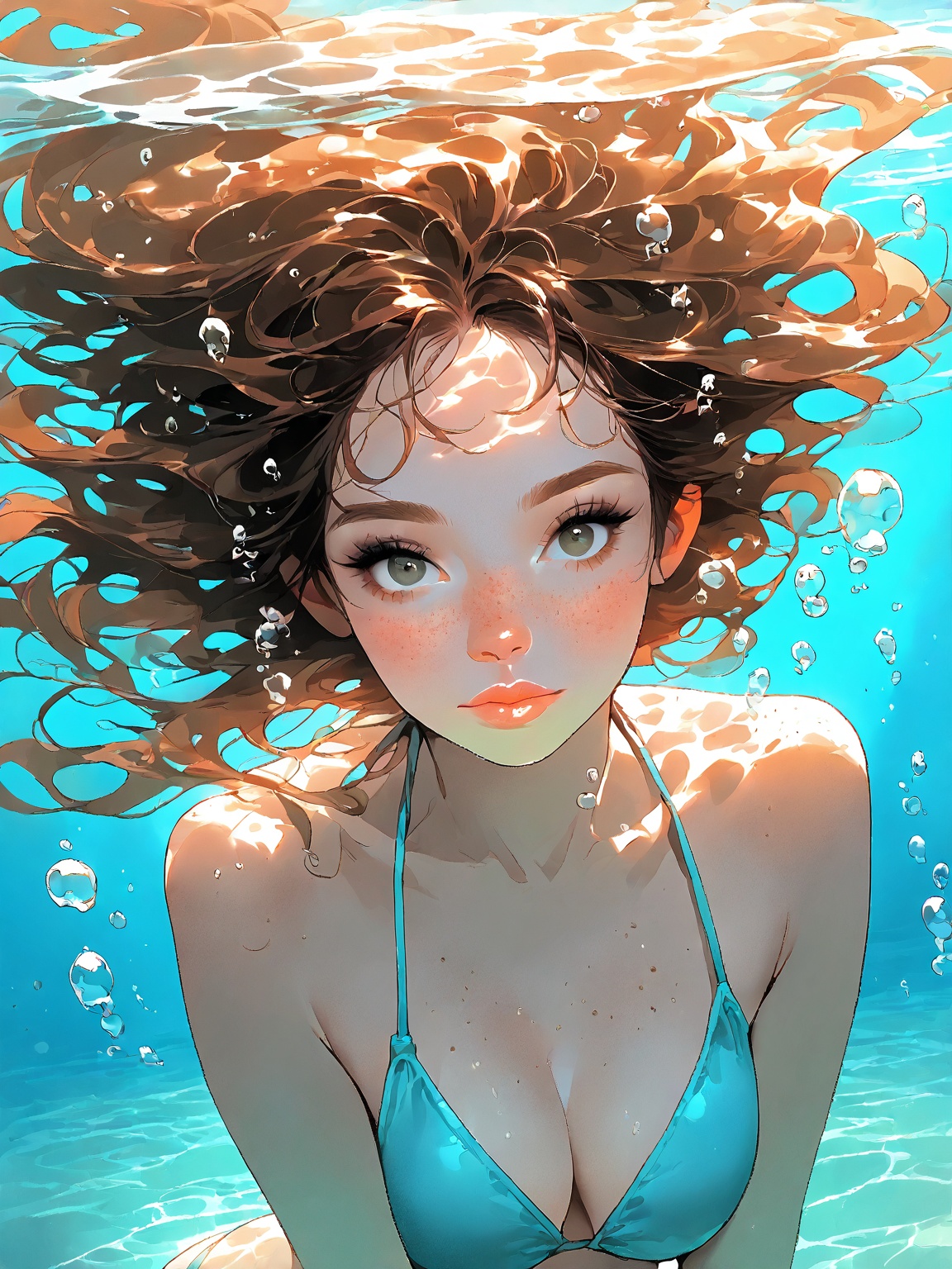 1girl,  solo,  long hair on Tensor.Art