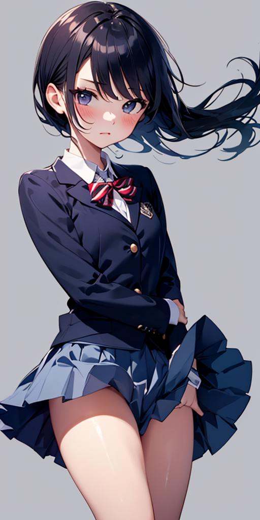 simple background,  skirt tug,  skirt on Tensor.Art